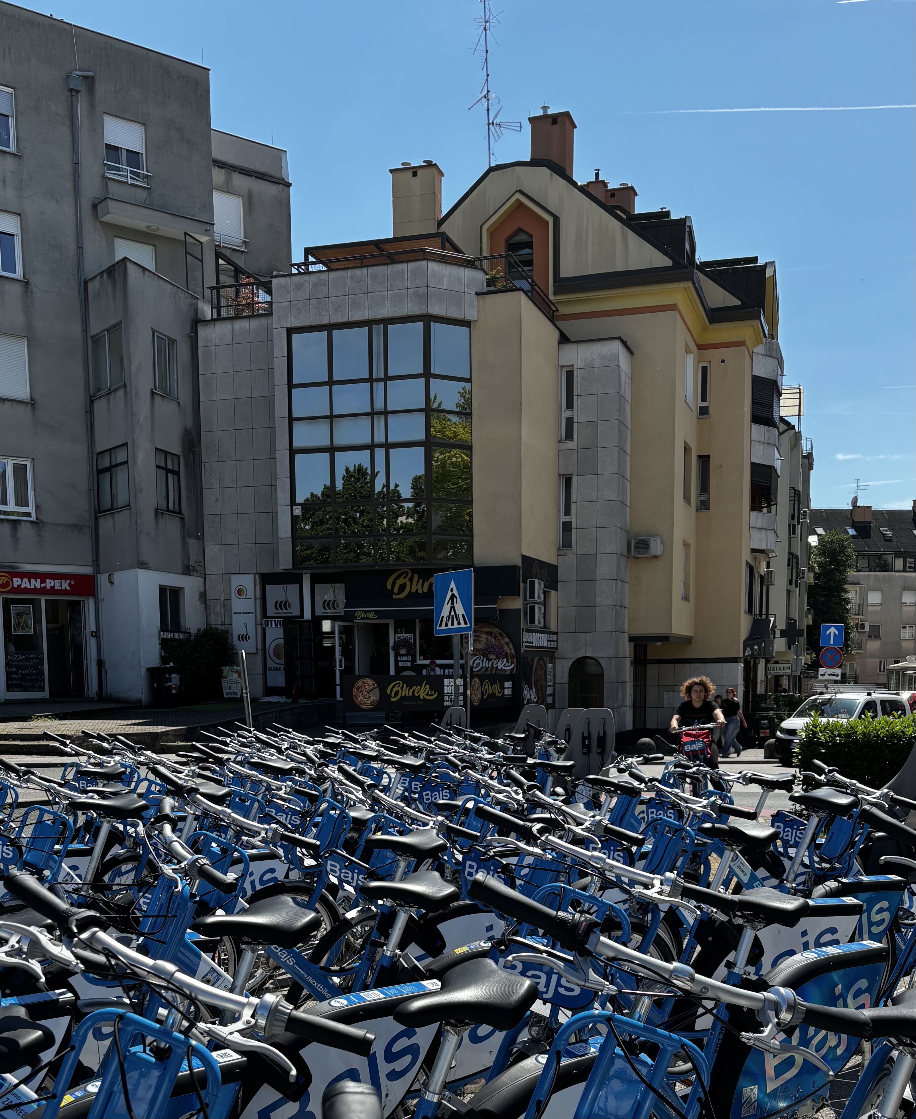 Fahrradstellplatz in Zagreb
