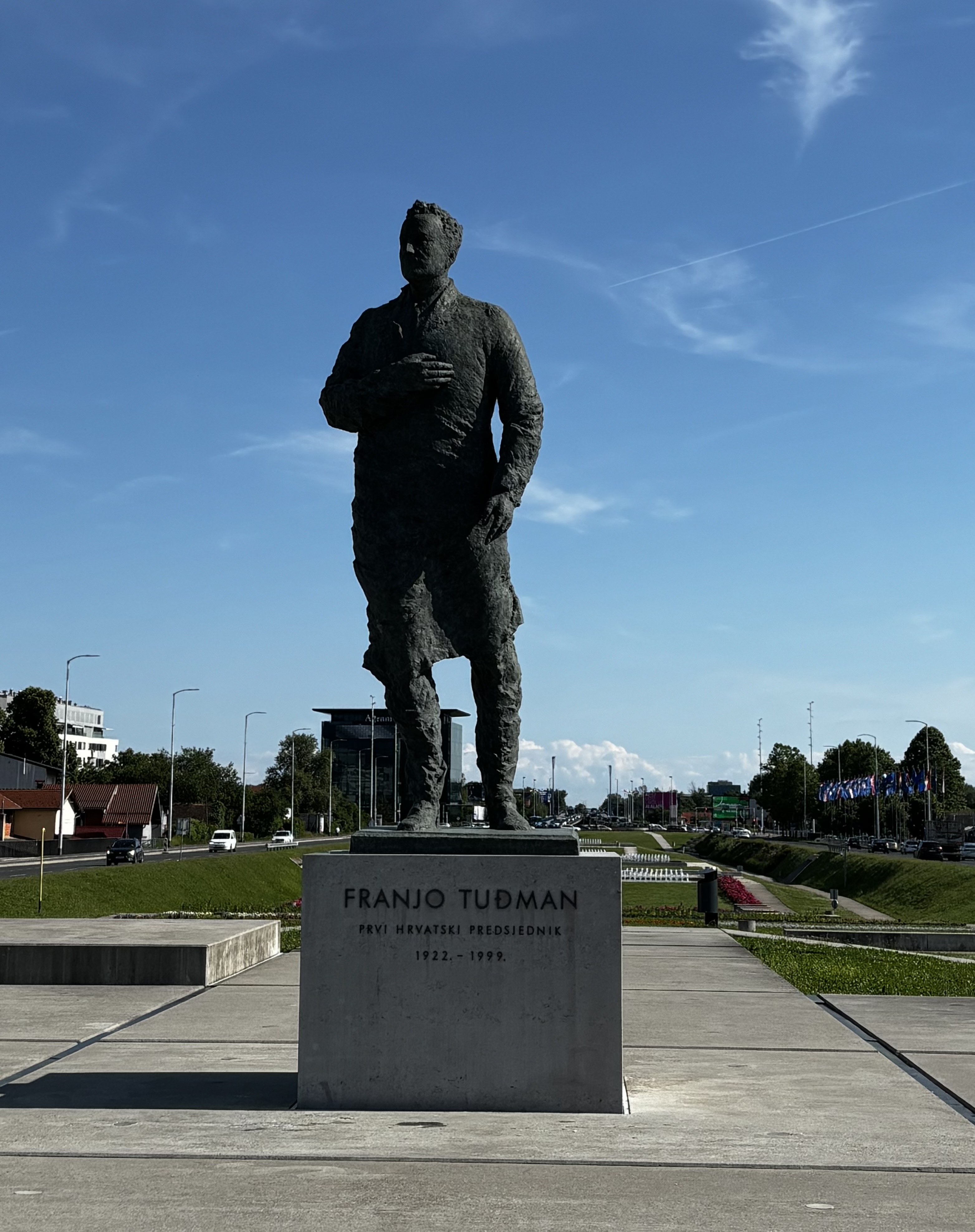Tuđman Statue in Zagreb